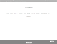 Tablet Screenshot of lasalabythesea.com